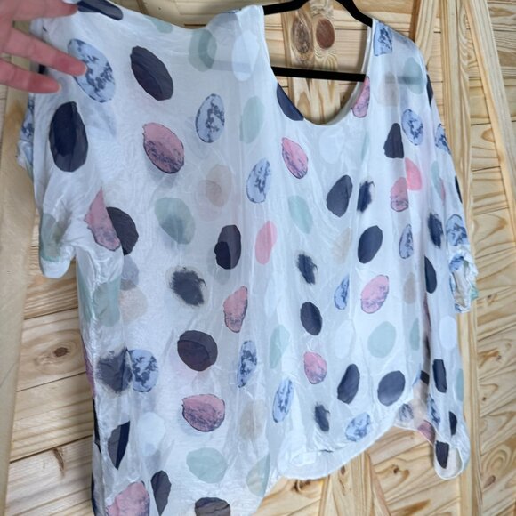 Extra Large Oversized, White, Lightweight, Top - Picture 3 of 11